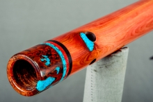 Eastern Red Cedar Native American Flute, Minor, High C-5, #K31L (12)